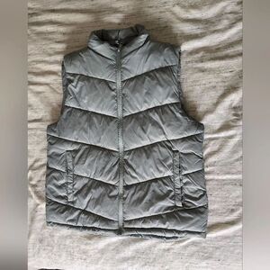 Mint Green Quilted Puffer Vest